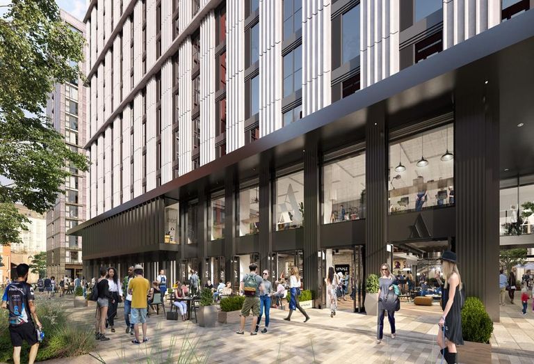 The 600 plus unit Affinity Living BTR scheme at Circle Square Manchester developed by Select Property Group 2018