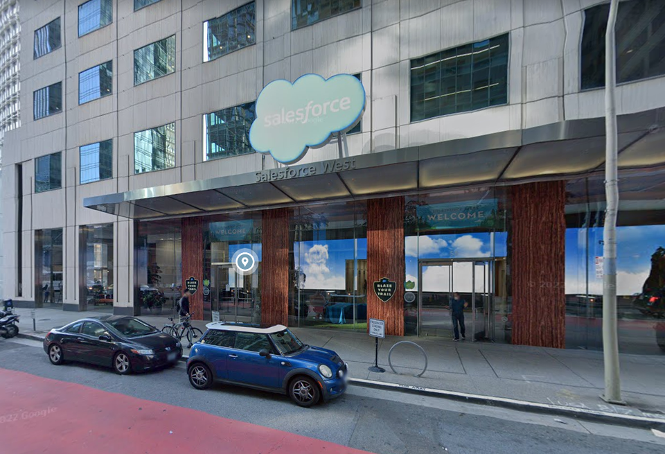 Salesforce West at 50 Fremont St.