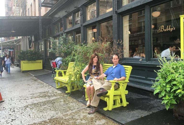 TriBeCa restaurant storefront 
