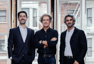 (L-R) Steve Mohebi, Yves Behar and Amir Mortazavi.