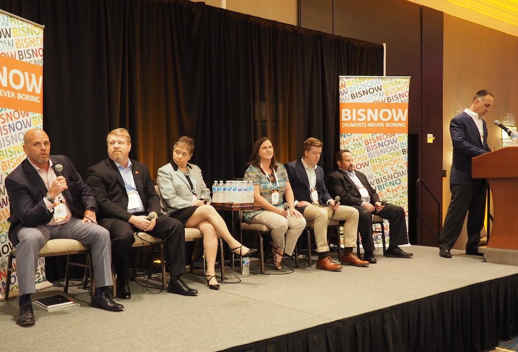 QTS's Matt Tyndall, Stulz USA's Dave Meadows, University of Pennsylvania's Donna Jacobs, Powersmiths International Corp.'s Julie Forsht, Delaware Data Center Director Justin Day, Agile Data Sites' Jeffrey Plank and Turner Construction's Ben Kaplan