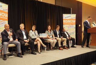 QTS's Matt Tyndall, Stulz USA's Dave Meadows, University of Pennsylvania's Donna Jacobs, Powersmiths International Corp.'s Julie Forsht, Delaware Data Center Director Justin Day, Agile Data Sites' Jeffrey Plank and Turner Construction's Ben Kaplan