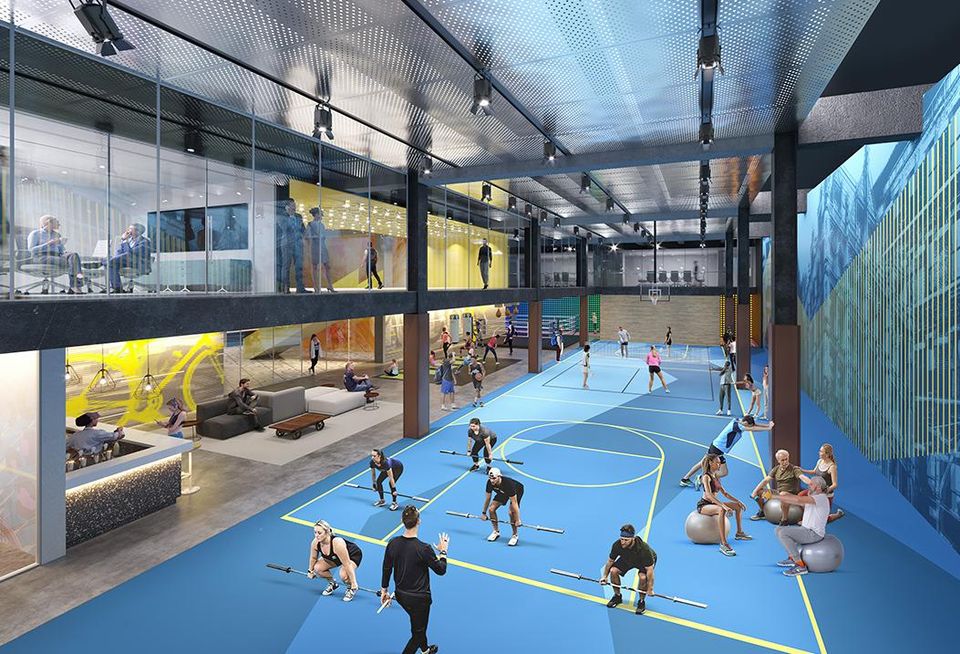 A rendering of The Playground