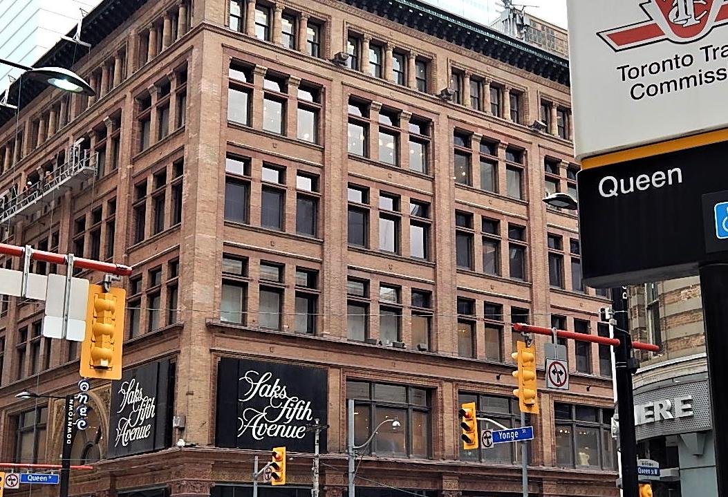 Queen and Yonge coronavirus Saks Fifth Avenue