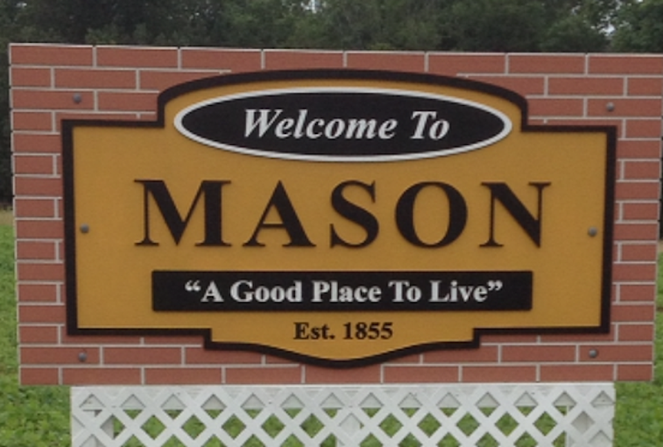 town sign