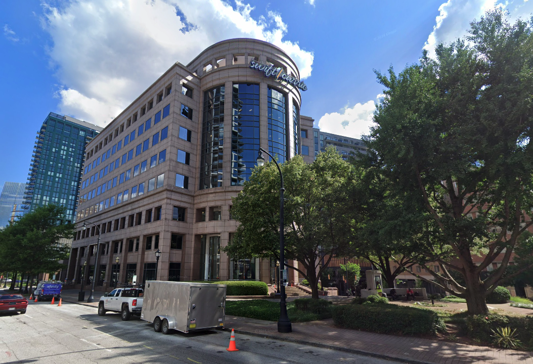 Pershing Park Plaza, a 160K SF office building in Midtown Atlanta.