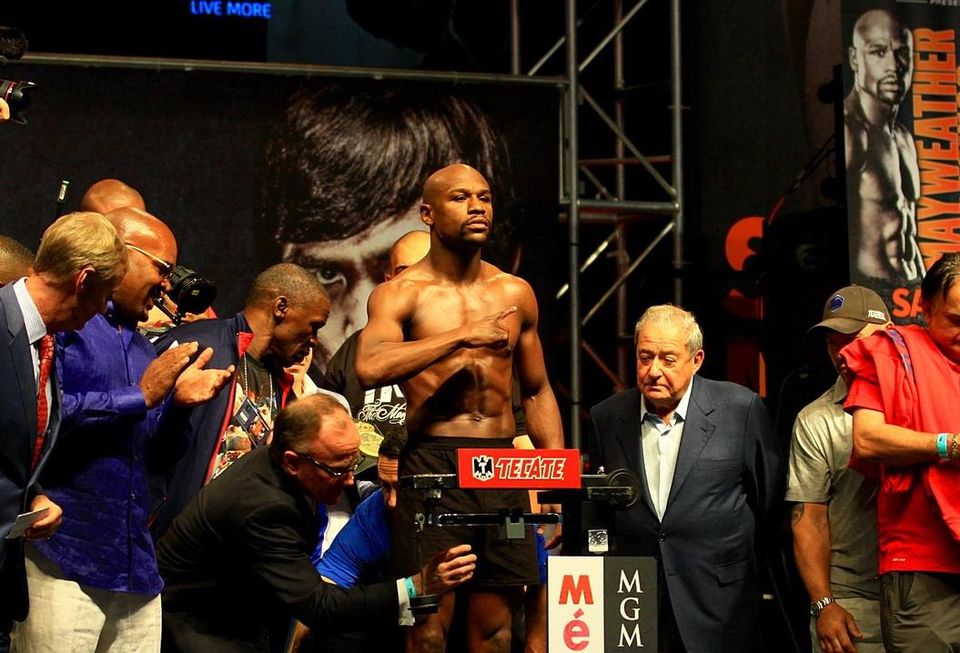 Floyd Mayweather Jr in 2015