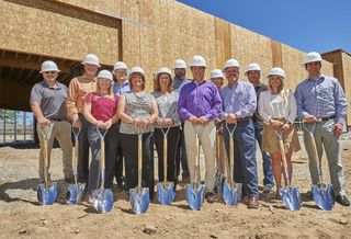 Executives of Built with Principle, Satellite Healthcare, Cuschieri Horton Architects and the City of San