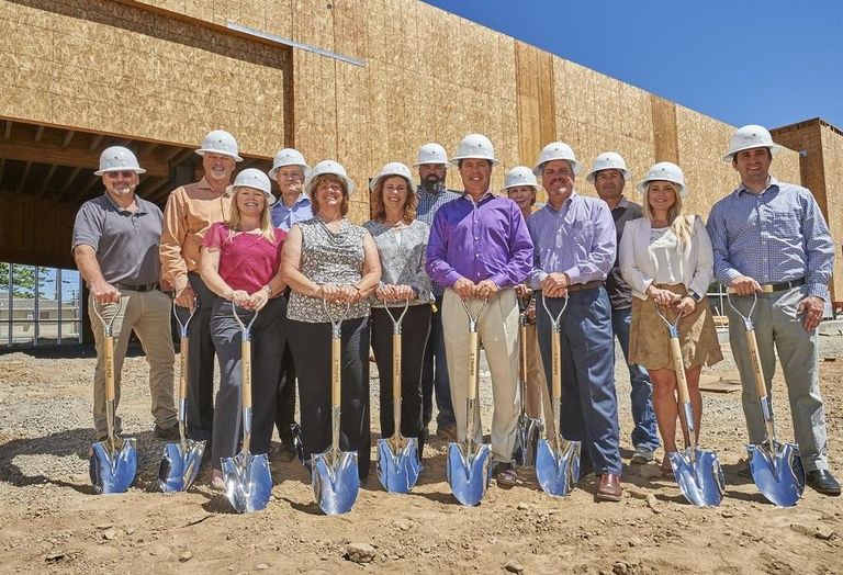 Executives of Built with Principle, Satellite Healthcare, Cuschieri Horton Architects and the City of San