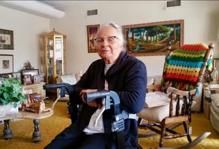 Peggy Wright, 90, has lived in View Park Los Angeles since 1963.