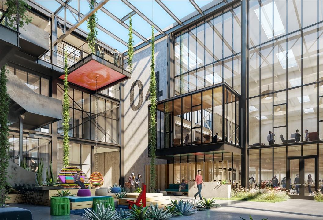 Rendering of Steelwave's The Press in Costa Mesa