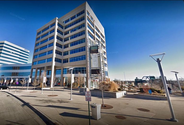 Village Center Station, a nine-story 235K SF office building at 6380 S. Fiddler Green Circle in Greenwood Village, Co. 