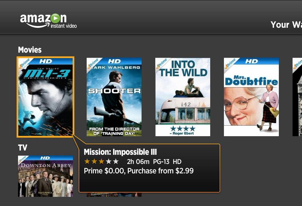 Amazon streaming