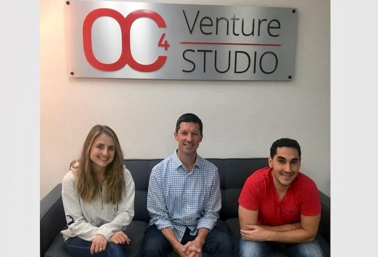 OC4 Venture Studio Head of Studio Michelle Drucker, President Carey Ransom and Partner Kyle Kamrooz