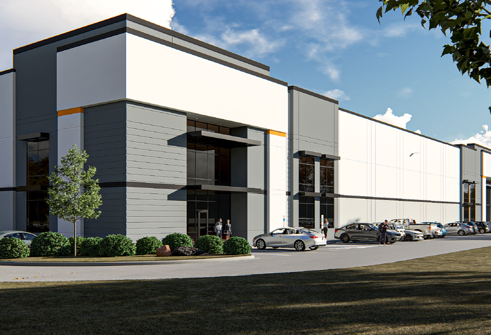 Rendering of Gemini Logistics Center.