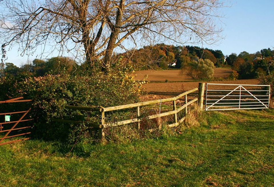 green belt field gate