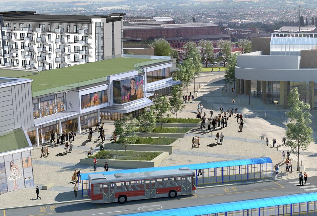 Dudley town centre transformation Birmingham May 2018