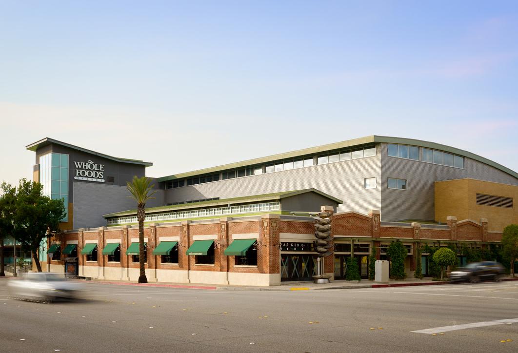 The Whole Foods building and 2 acres of land are located at 465-577 Arroyo Parkway in Pasadena.
