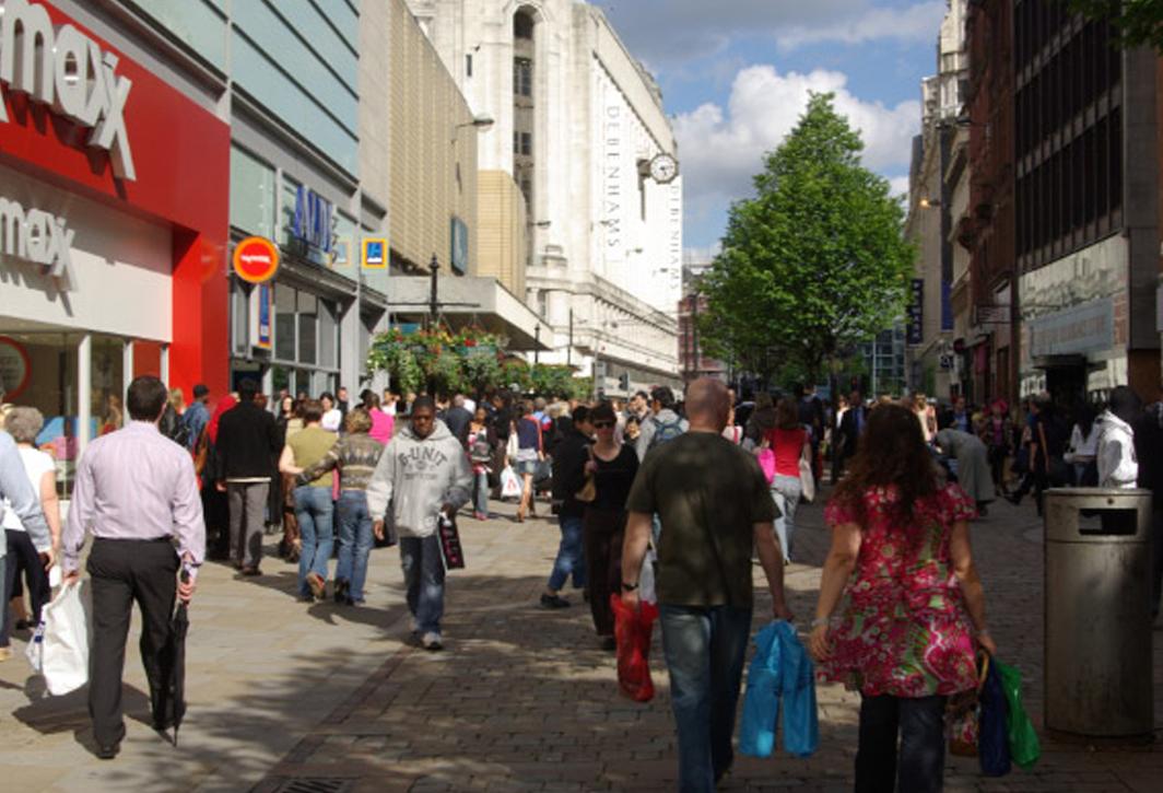 Market Street, Manchester retail shops