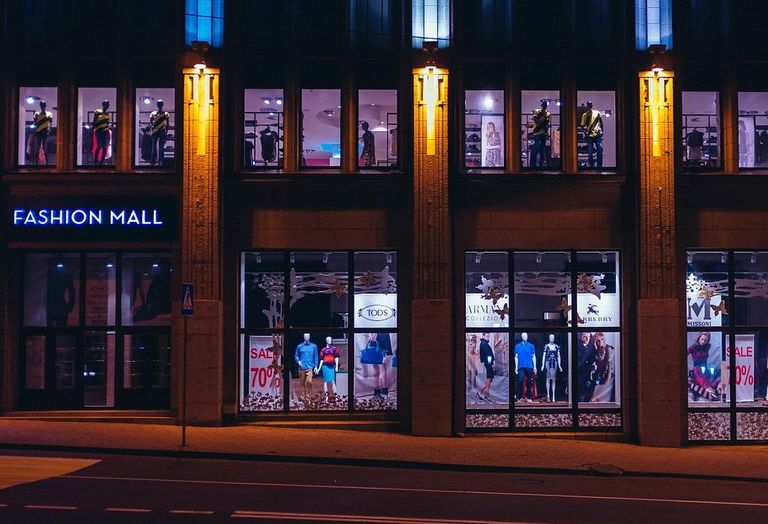 Mall, shopping center, retail