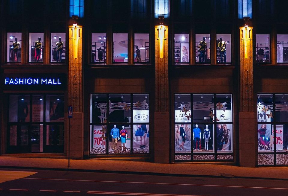 Mall, shopping center, retail