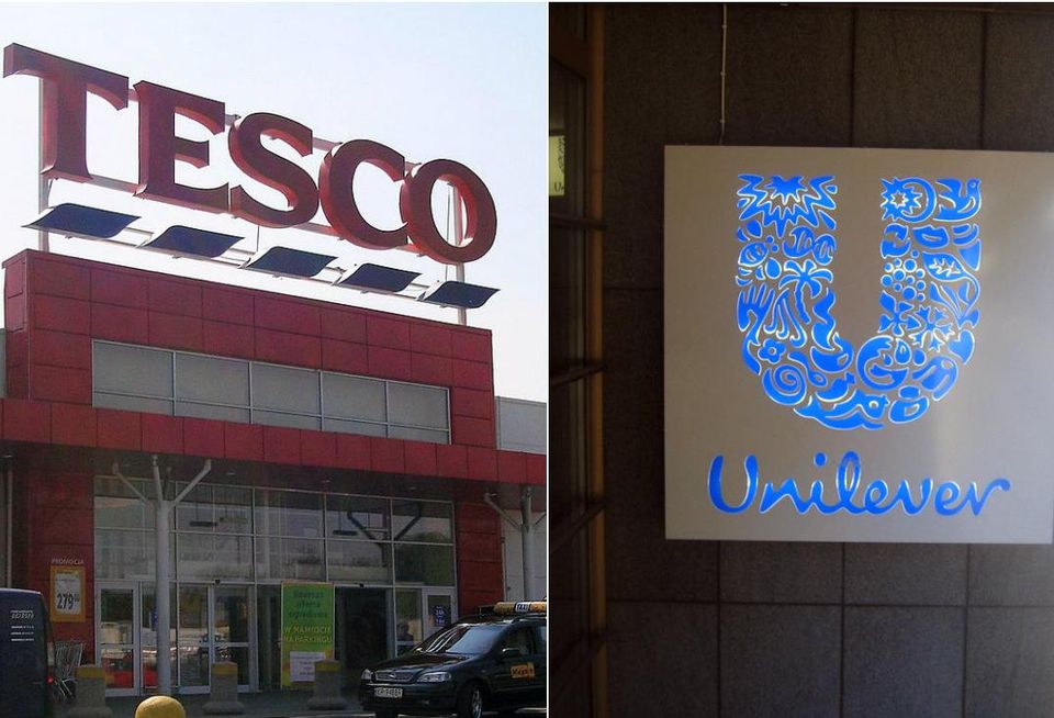 Tesco, Unilever