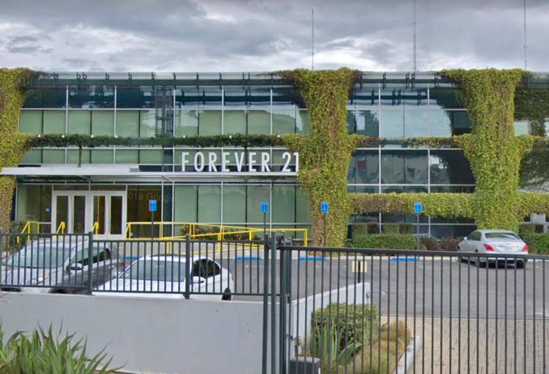 Forever 21 corporate headquarters at 3880 North Mission Road in Los Angeles