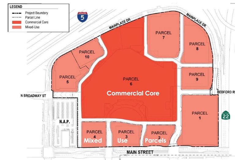 Centennial Real Estate Co. is proposing a $300M transformation of MainPlace Mall Santa Ana