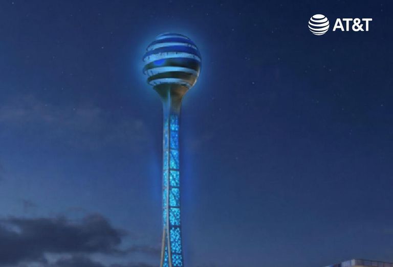 Rendering of AT&T's antenna tower in Plano. 