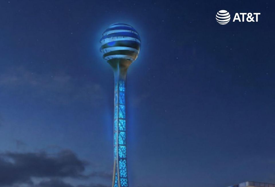 Rendering of AT&T's antenna tower in Plano.
