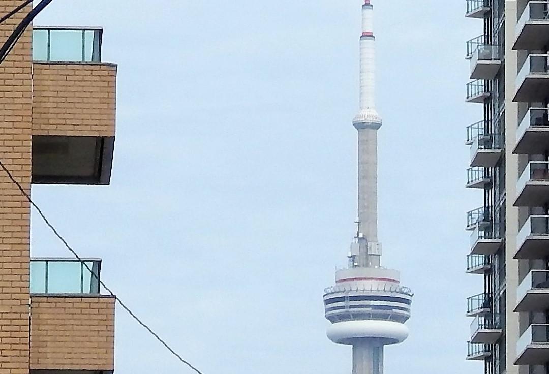 Condos flank Toronto's CN Tower