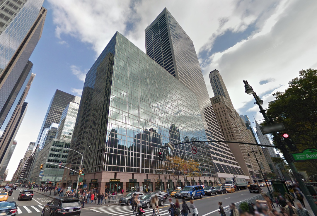 1100 Sixth Ave., net leased by Brookfield Properties and Swig Co., at the corner of 42nd Street