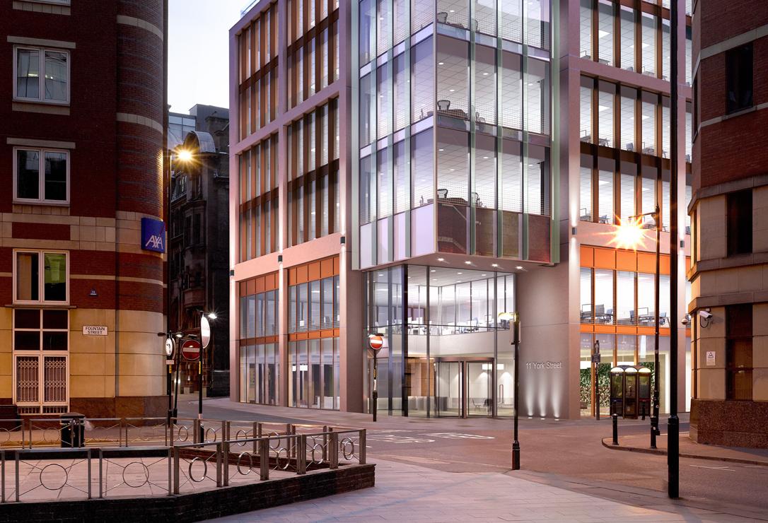 11 York Street, Manchester - previously Oddfellows House - Keir forward funded by Aviva Investors, Feb 2018