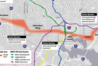 Maryland Transit Agencies Release Likely Red Line Paths