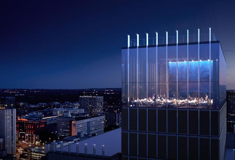 Restaurant at the top of Rockspring/Sterling's 103 Colmore Row tower, Birmingham