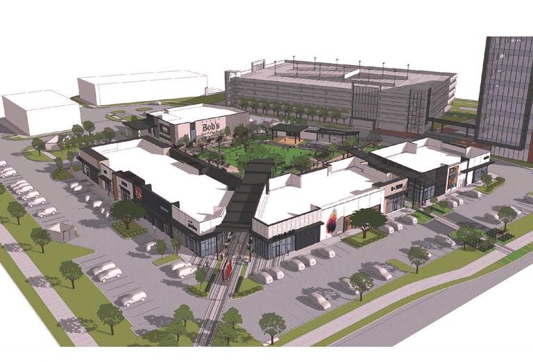 Rendering of mixed-use development