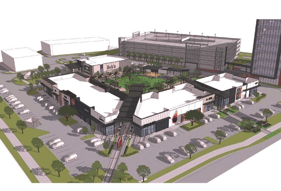 Rendering of mixed-use development