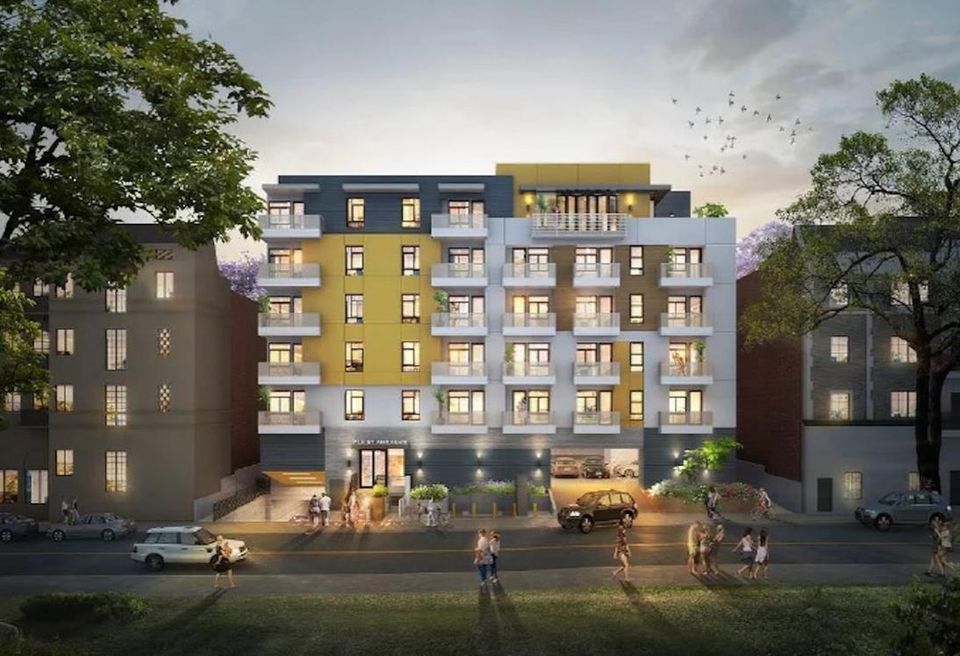Rendering of an apartment development at 719 St. Andrews Place in Los Angeles