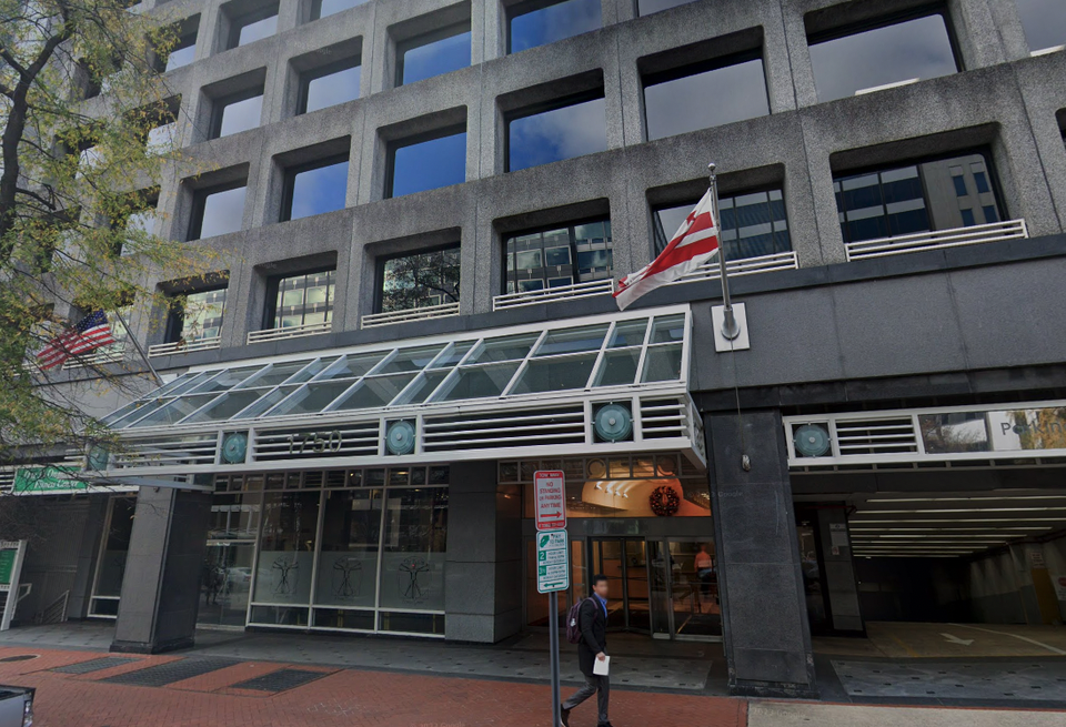 Mirae Global Investment's 1750 K St. NW office building in Washington D.C. dropped 25% in value.
