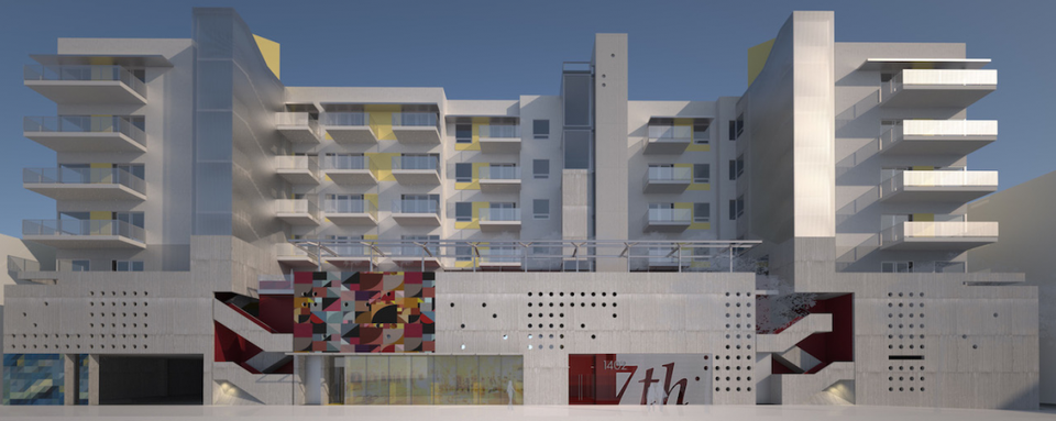 Seventh Street Apartments, LA