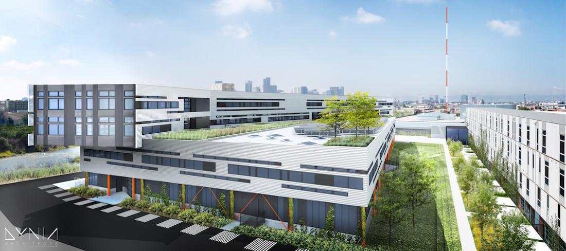 Zeppelin Development is installing a green roof on its Flight building