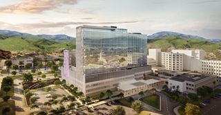 Rendering of Loma Linda's new hospital.