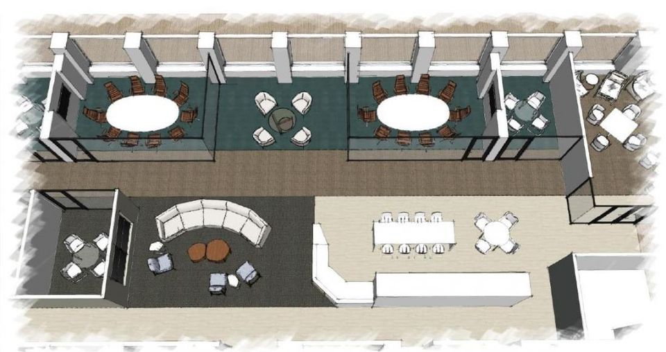 Rendering of Northwestern Mutual space