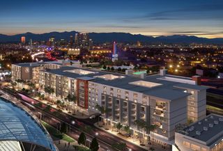 Rendering of Ventus Group's The Fig, a $300M mixed use development in downtown Los Angeles. 