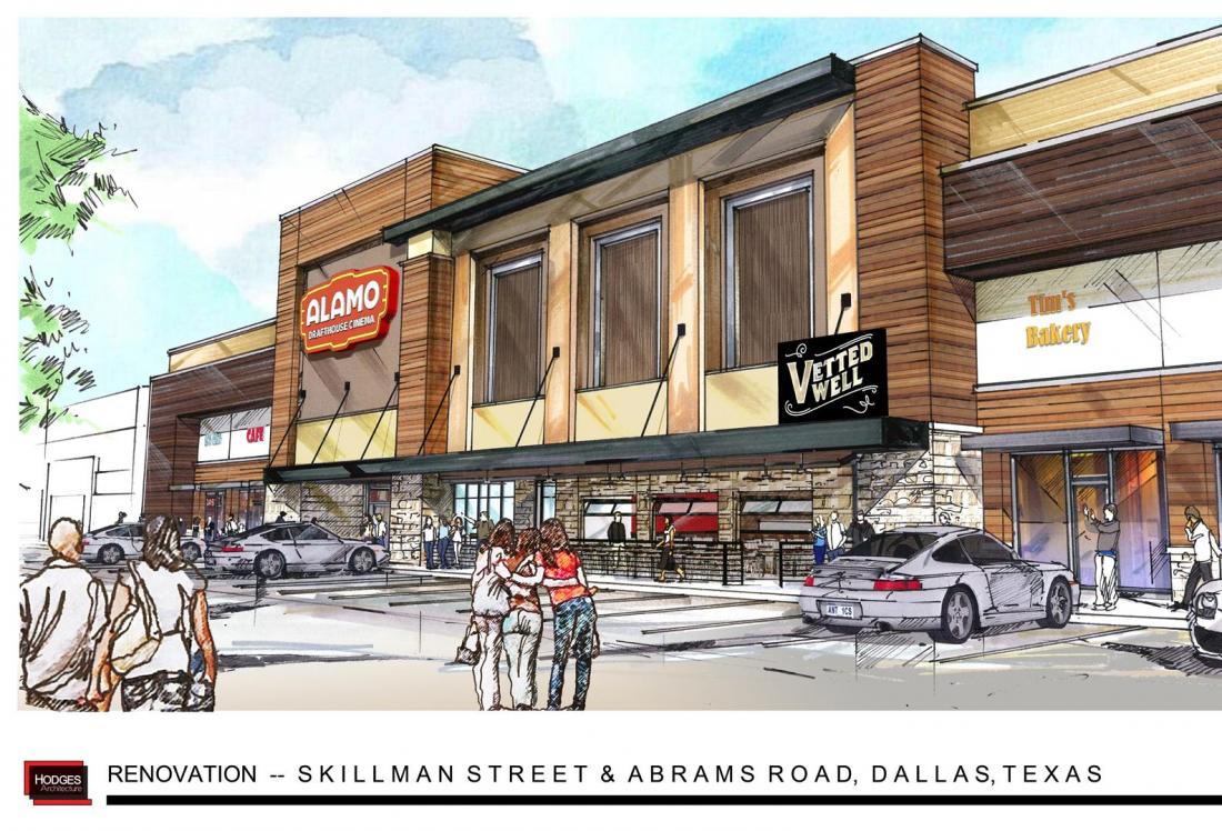 Alamo Drafthouse Cinema DFW announced today that Lake Highlands will be the location for the next Alamo Drafthouse in North Texas.  Alamo Drafthouse Cinema will open at the northeast corner of Skillman Street and Abrams Road across the street from Top Golf in the old Tom Thumb space.  The theater will open spring 2017.