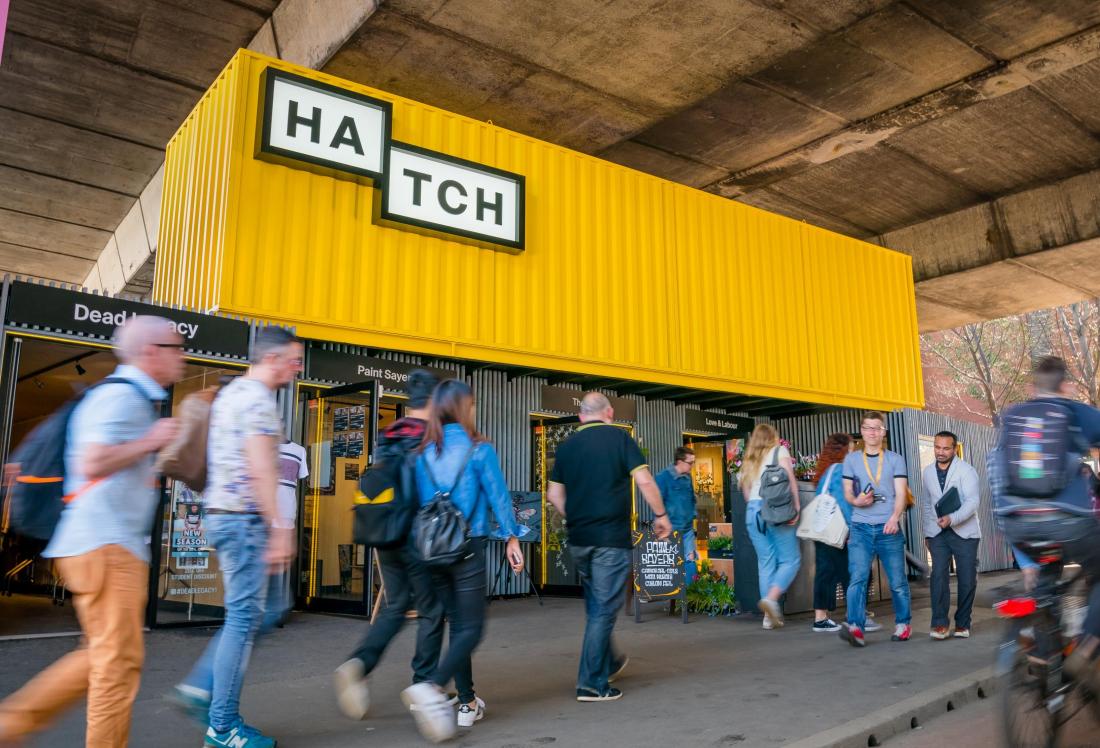 Bruntwood Oxford Road student retail Manchester containers containerised pop-up