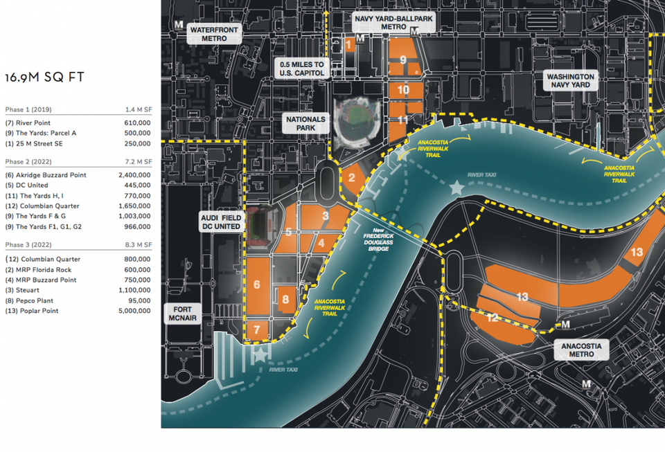 Anacostia Riverfront Amazon HQ2 site