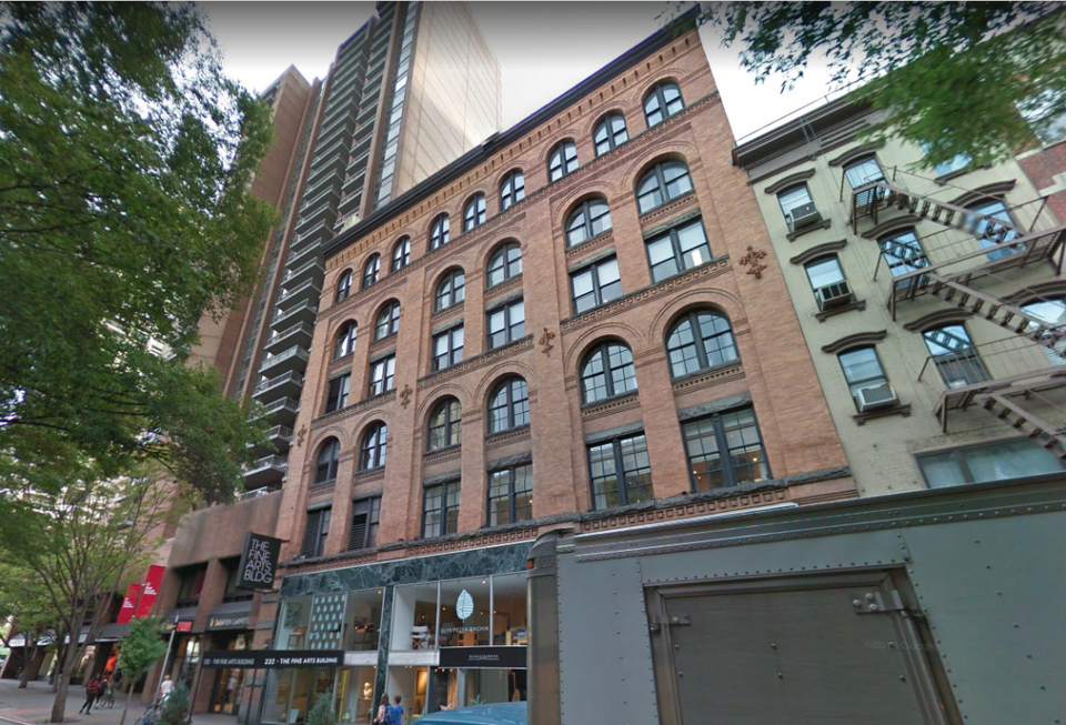 The Fine Arts Building in Midtown East, at 232 East 59th St.