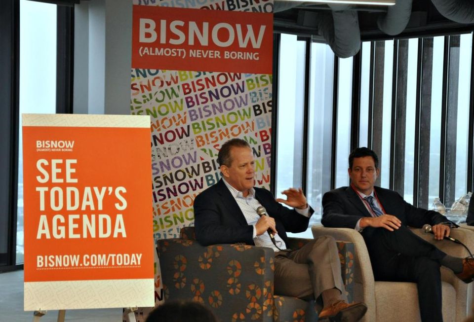 Houston Texans President Jamey Rootes and Houston Dynamo President Chris Canetti