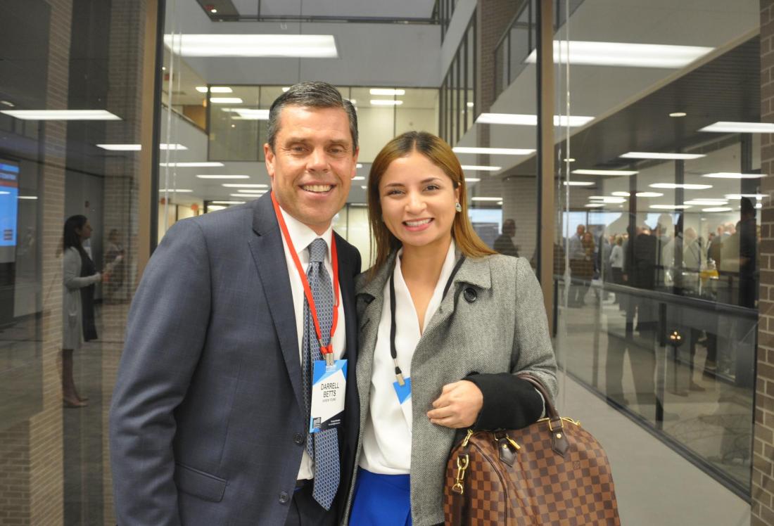 Avison Young principal Darrell Betts and Avison Young Marketing Coordinator Brenda Sosa Avison Young Principal Darrell Betts and Avison Young Marketing Coordinator Brenda Sosa